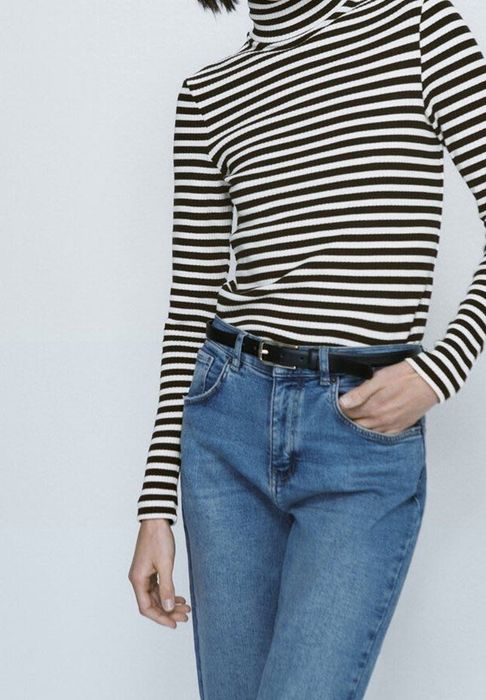 Блуза с поло яка massimo dutti