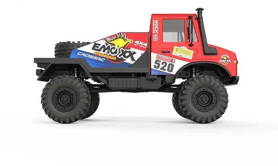 CrossRC EMO XX Stegosaurus 1:6, brushed, Червен