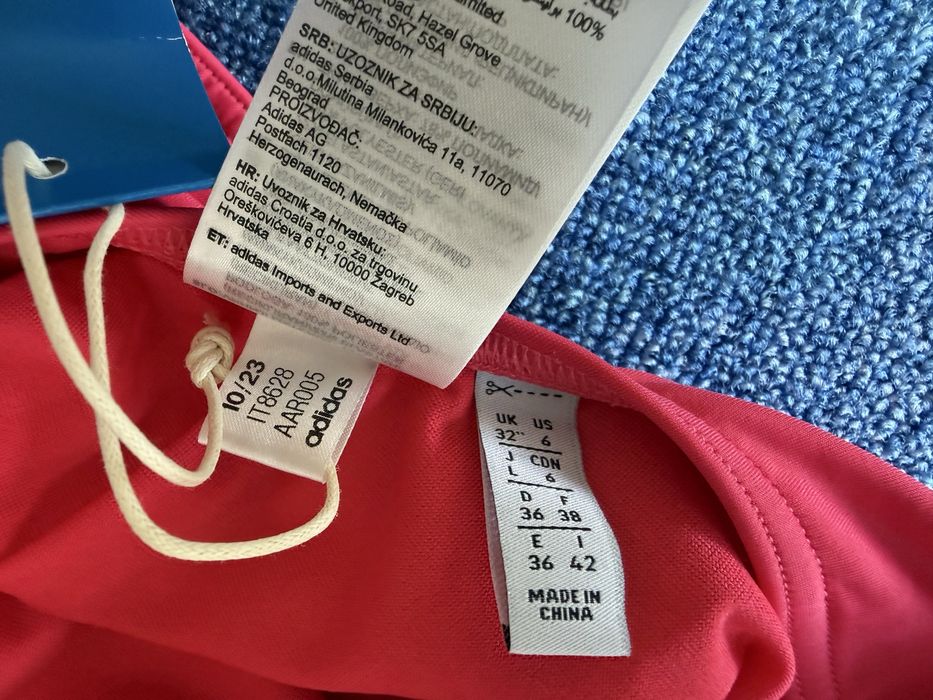 Adidas Adicolor 3-Stripes Swimsuit ОРИГИНАЛЕН дамски цял бански - XS-S