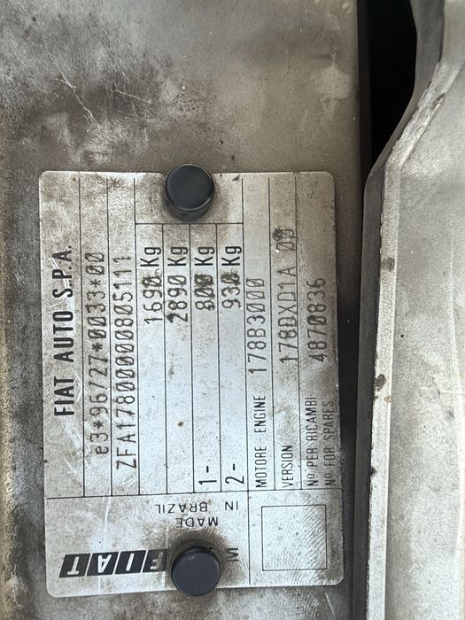 Fiat Palio 1.6i  100hp 1999г На Части