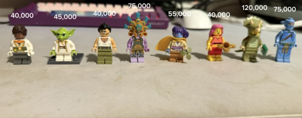 Лего фигурки (оригинал) из наборов и 25 серий минифигурок