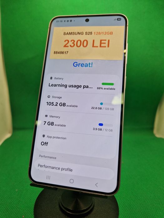Samsung S25 128/12gb•Amanet Lazar Crangasi•43735
