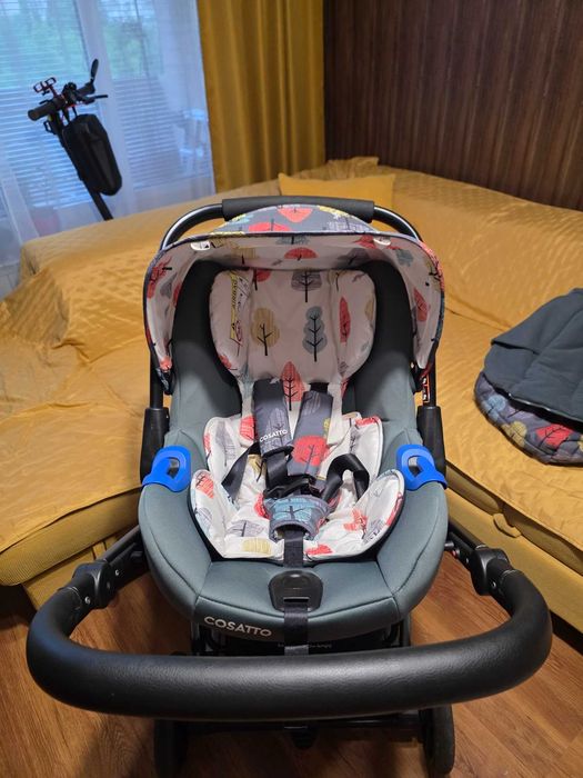 3 в 1 Cosatto Giggle Quad бебешка количка - Hare Wood