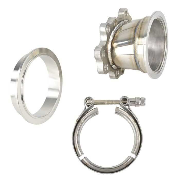Фланец за турбо downpipe неръждаема стомана T25 T28 GT25 GT28 8 болта 3" V-Band INTAVB