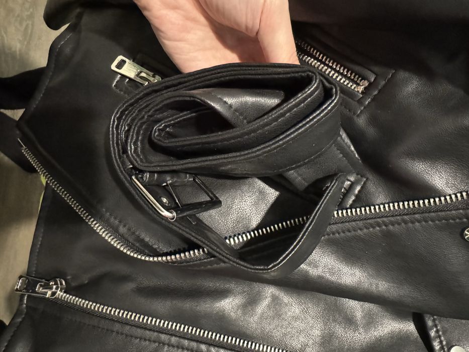 Кожаная куртка , экокожа , страдивари