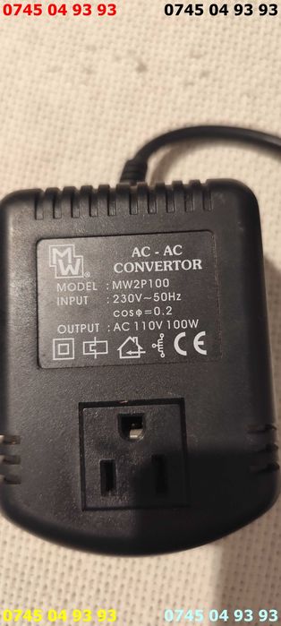 transformator traf 110V la 100W nou cu proba