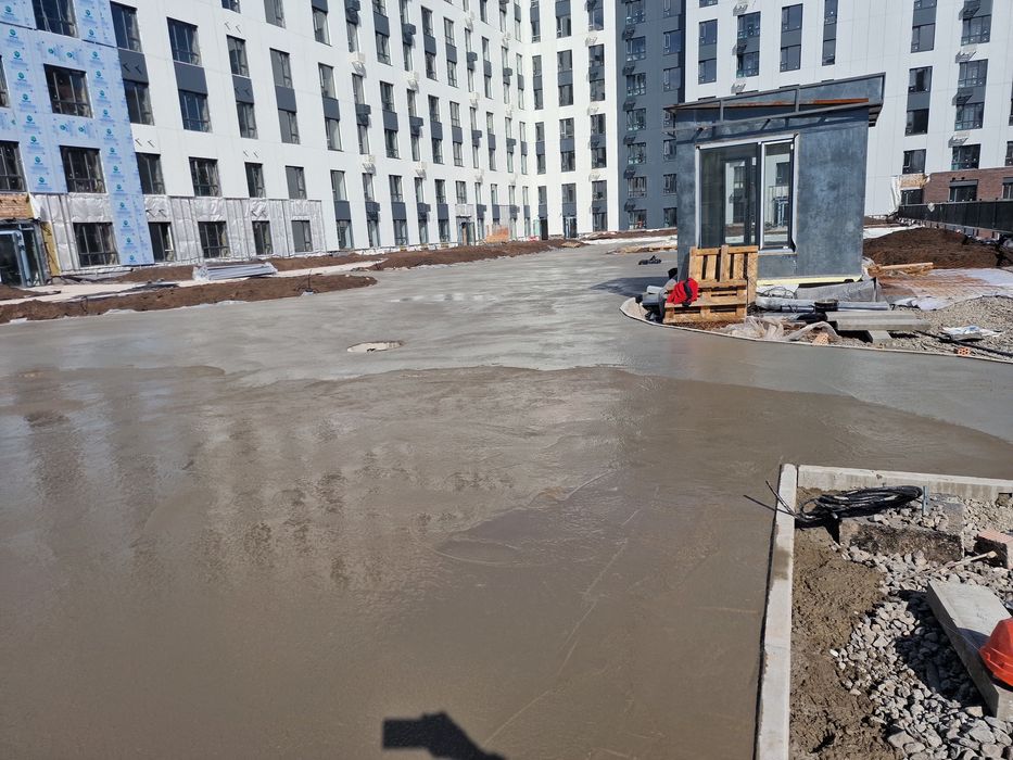 Бетонные работы стяжка