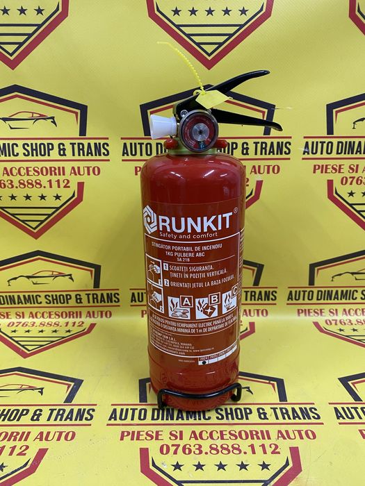 Extinctor stingator P1 1 kg cu pulbere auto moto comping valabil 2029