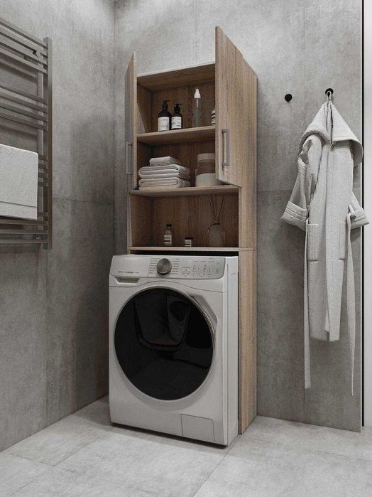 Шкаф-пенал под стиралку «Ролон» — YANA ECO MEBEL