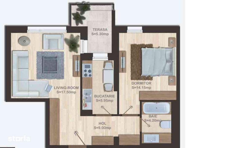 Proprietar - inchiriere 2 CAMERE, bloc NOU, CITTA, Mega Mall, Iancului
