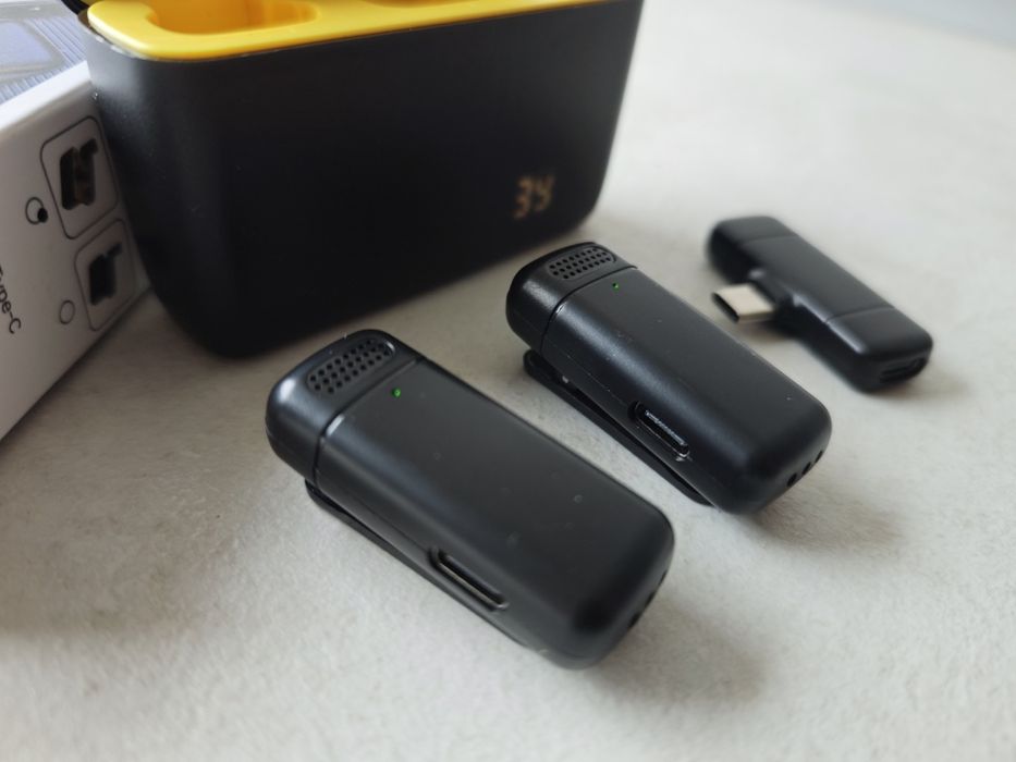 Микрофони 2 броя wireless ревю видео влогове