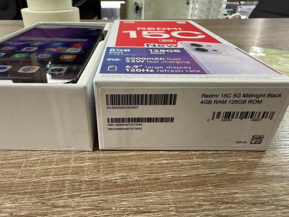 REDMI 15c Midnight Black