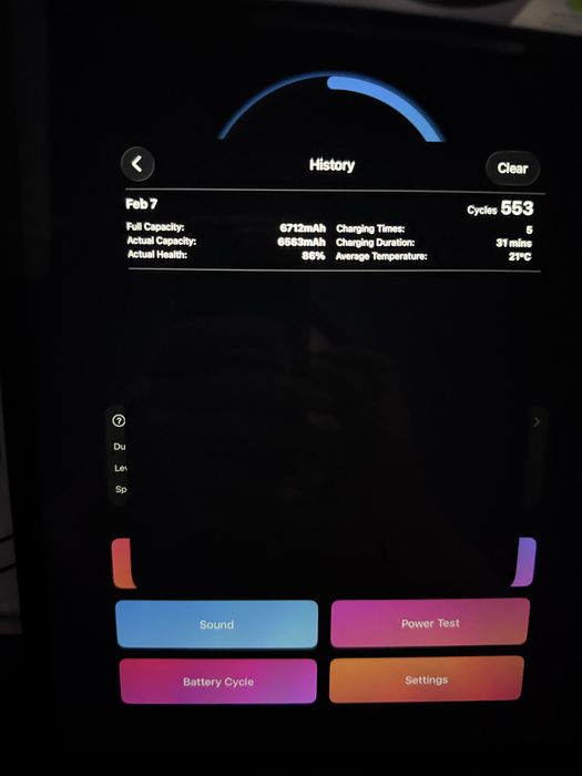 Ipad pro 11 inch 86% wifi 120 fps