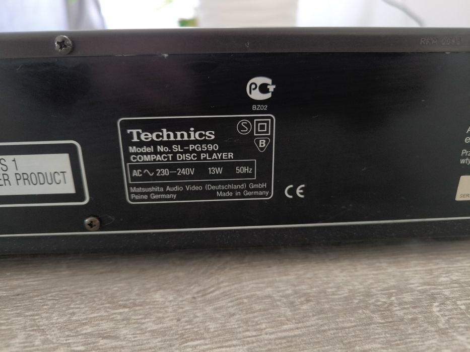 Cd player Technics SL PG 590