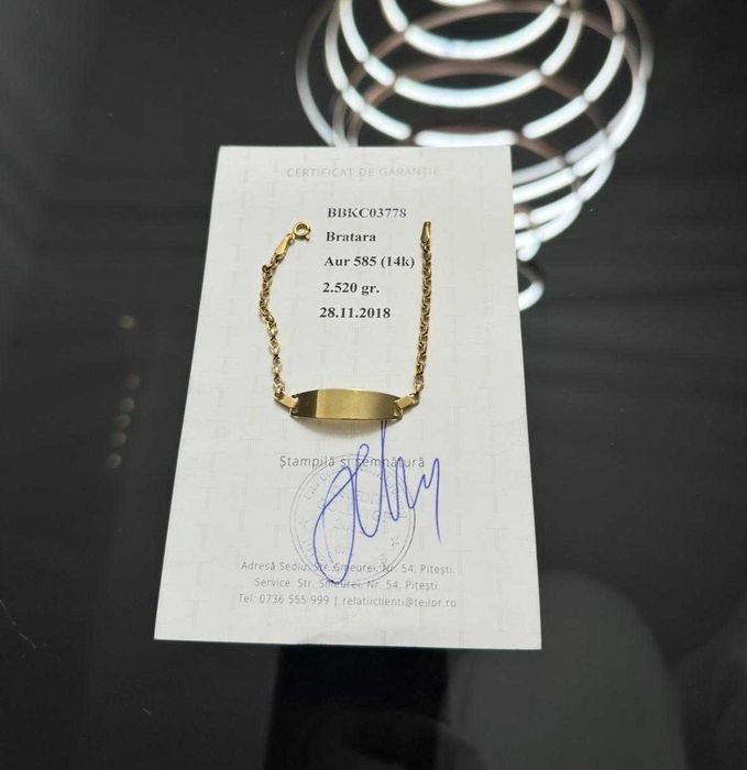 Vand bratara copil Teilor