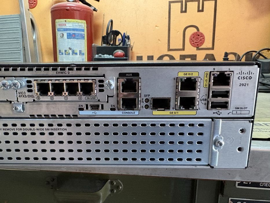 Маршрутизатор cisco 2921