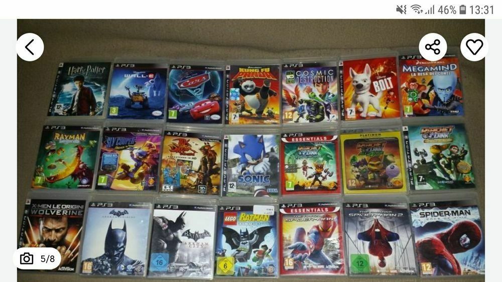 Vand colectie jocuri PS3 cu 30 ron bucata sau toate la 4999 ron