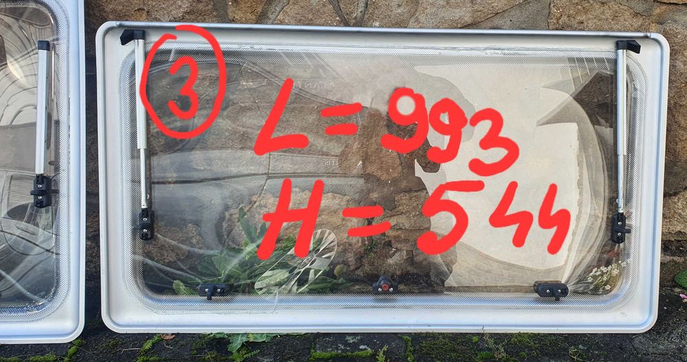 Ferestre de rulota/autorulota Birkenholz, import Germania