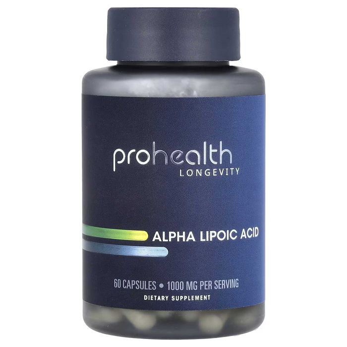 Альфа Липоевая Кислота 500мг ProHealth Longevity, Alpha Lipoic Acid