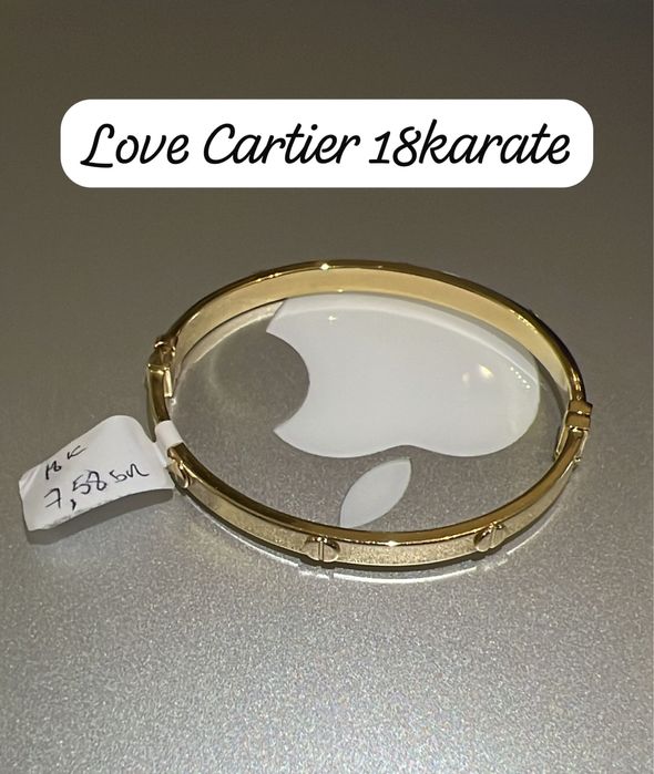 Vand bratara Aur 18karate  model Love Cartier