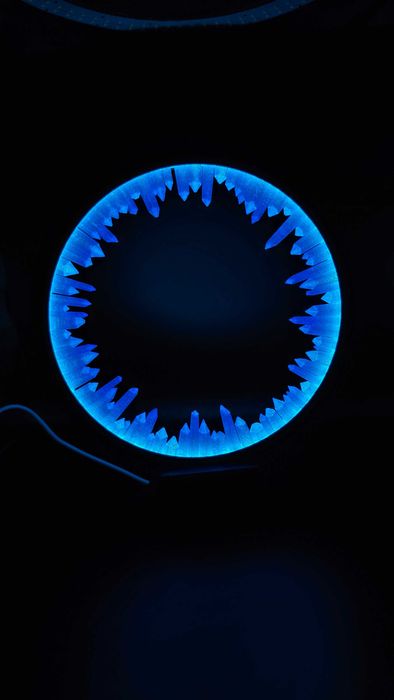 Lampa Cristal 3D Blue