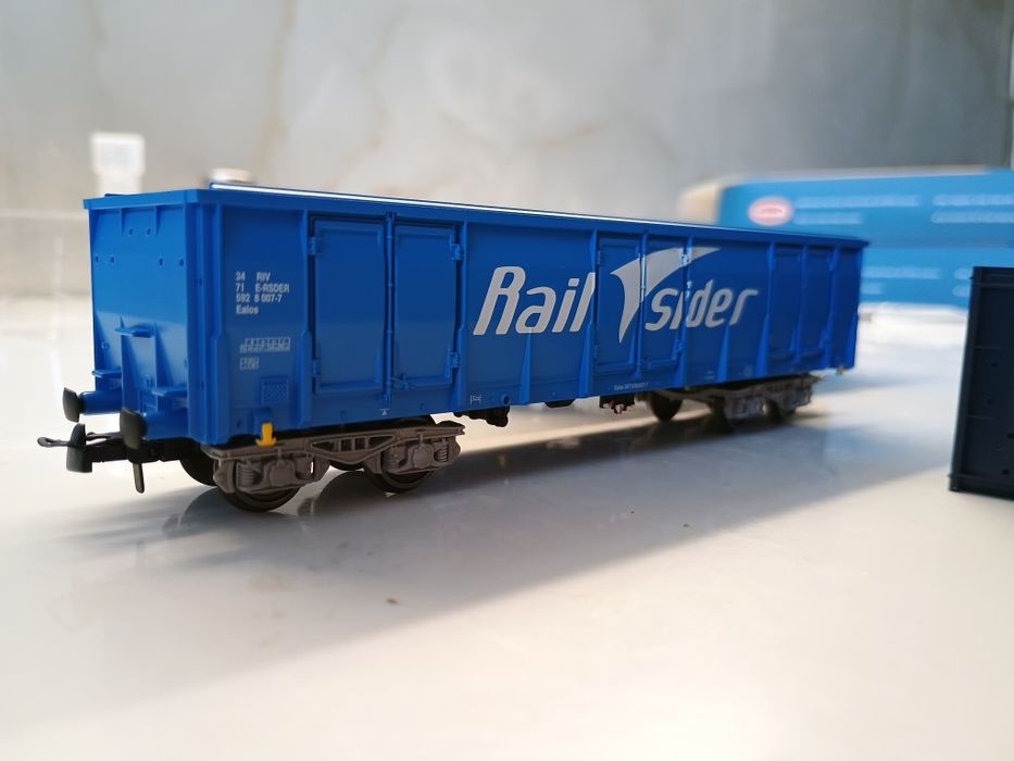 Set Vagoane marfa, gondole Eas Eacs CFR machetă trenuleț electric HO