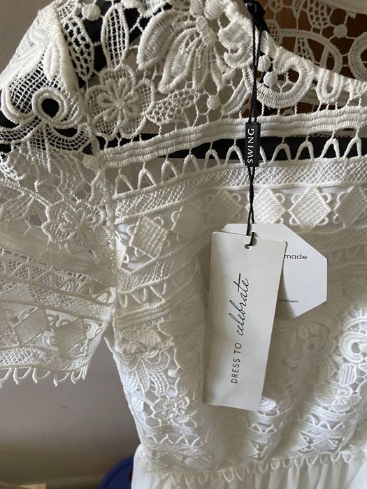 Нова бяла рокля за сватба,кръщене или официален повод