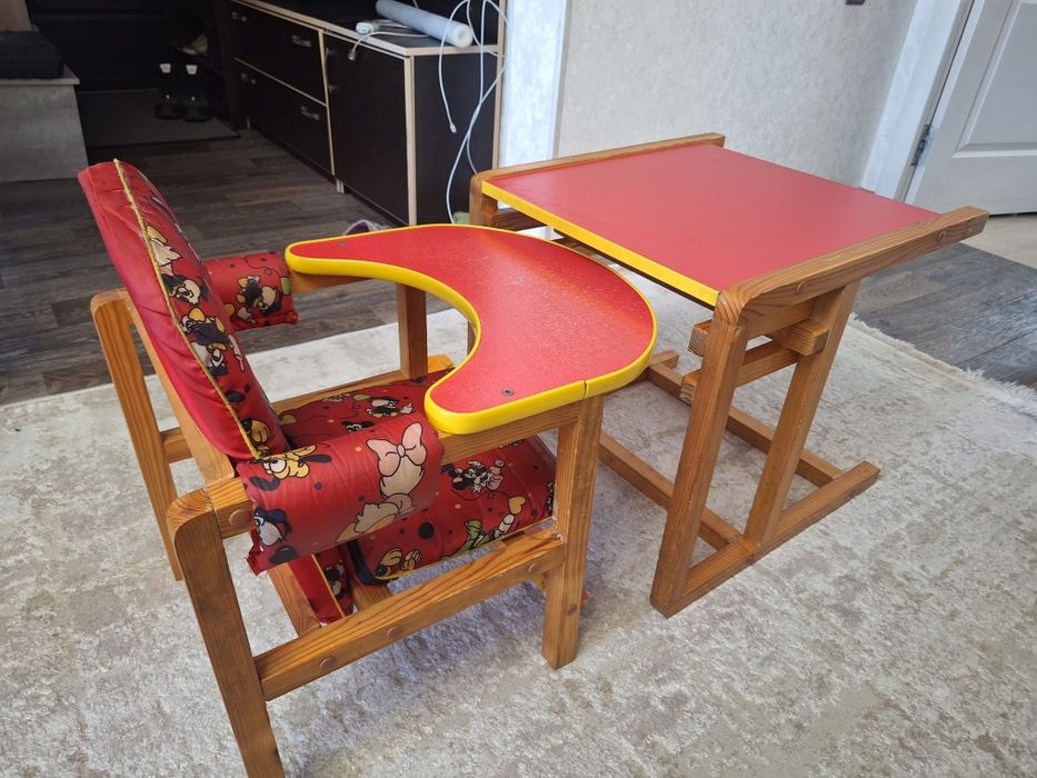 Детский стул для кормления, стол, табуретка