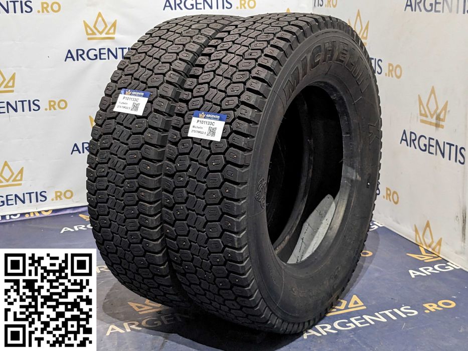 Pereche 2 anvelope 275/70R22.5 Michelin (cod P101133C)