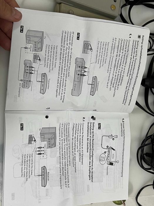 Transmitator+Receptor semnal video si audio pe mufa SCART