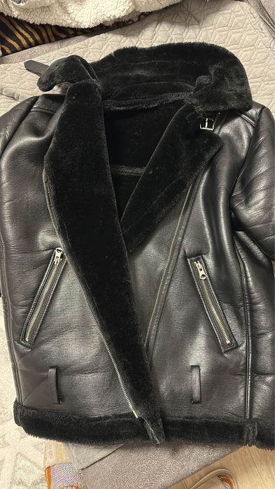 Дубленка кожанная
