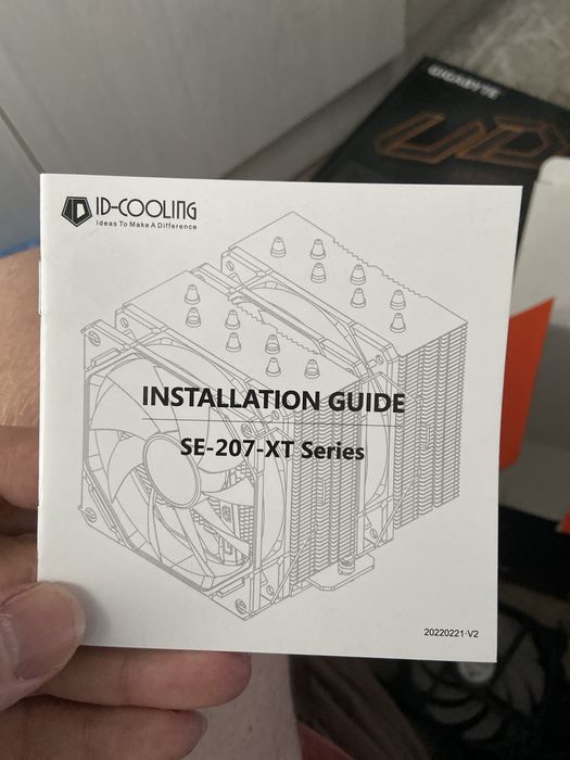 ID-COOLING SE-207-XT BLACK /башня / охлаждение процессора