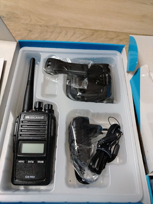 Midland G18 Pro Transmițător Wireless PMR 0.5W cu Ecran Monocrom