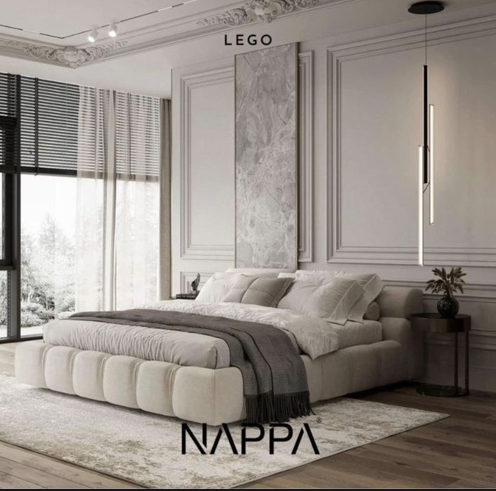 Тапицирано луксозно легло