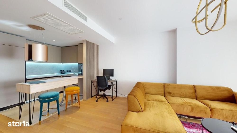 Apartament 2 camere ONE Herastrau Towers – Lux, terasa mare 24 mp