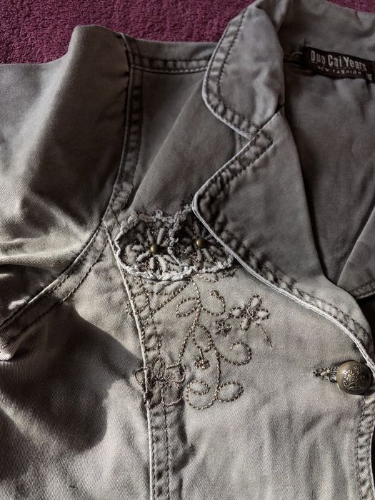 Комплект дънково яке и джинси детски