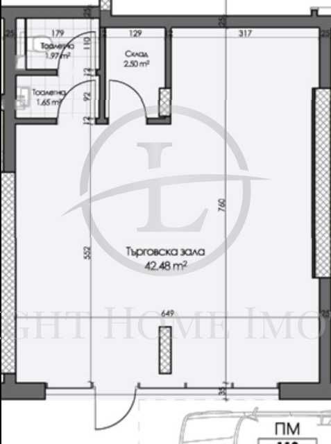 Продава се Магазин в Пловдив, Гагарин - 61 кв.м за 2500 €/кв.м - Снимка #3