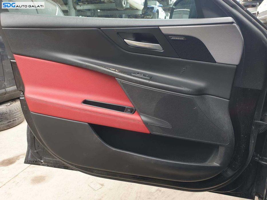 Panou Tapiterie Piele Fata Interioara de pe Usa Portiera Stanga Fata Volan Dreapta cu Defect Jaguar XE X760 2015 - 2020 [Q3647]