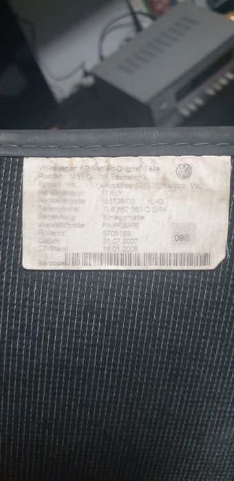 Set covorase textile originale Vw Touareg 2007