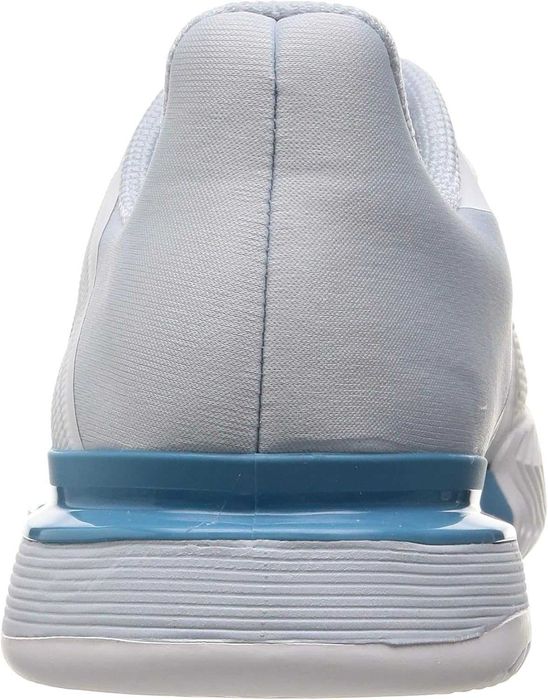 Adidas Solematch Bounce Mens Tennis Shoes (White-Core Black-Halo Blue)