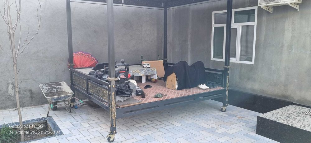 Тапчан металлический новый