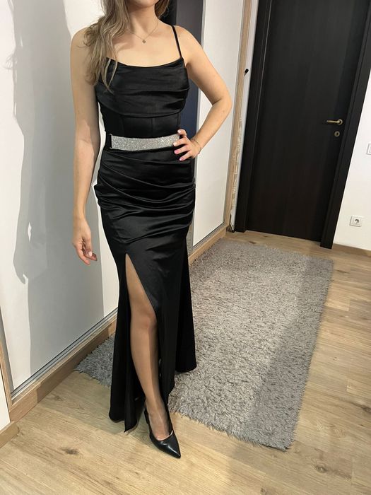 Rochie neagra ocazie S/M- noua cu eticheta