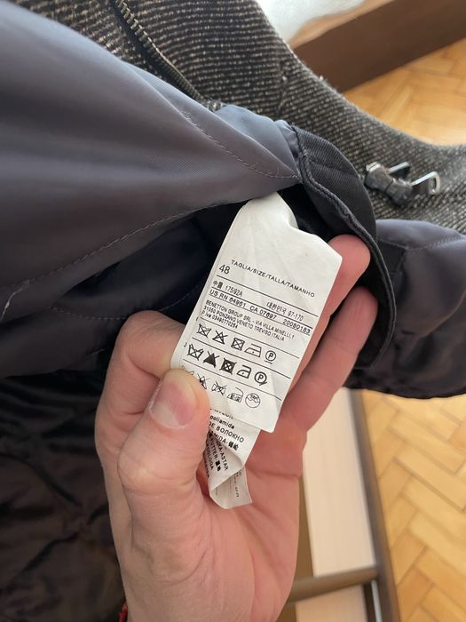 Зимно Палто с Качулка от две материи(памук и вълна) - рр 48(ит) М-Л