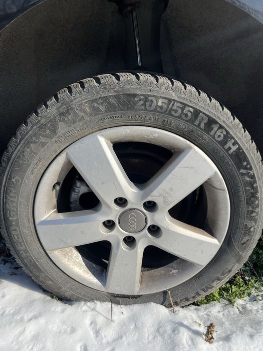 джанти с хубави зимни гуми предни дот24 за голф5