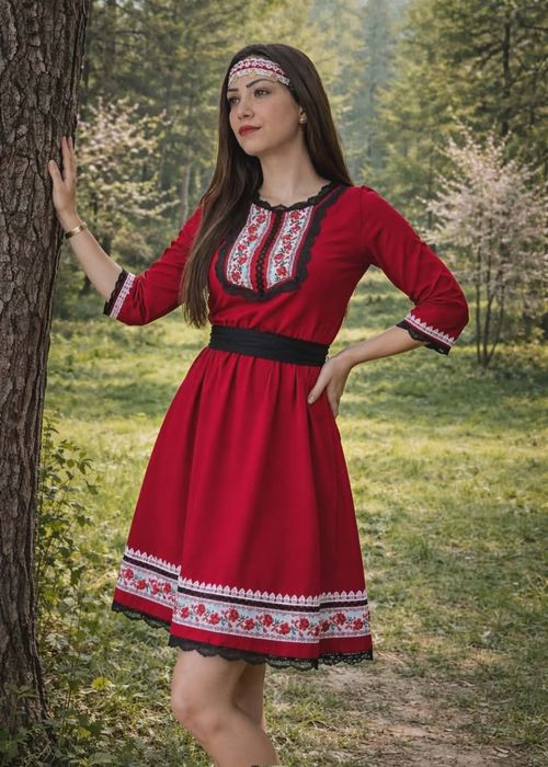 Дамски рокли с фолклорни мотиви