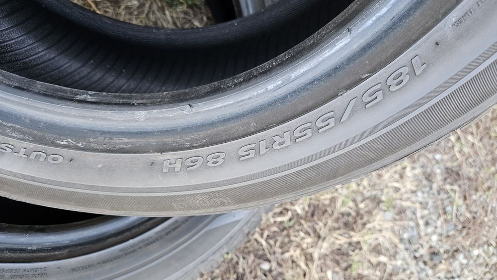2бр гуми 185 55 15 ханкок