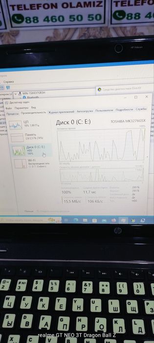HP AMD A8( Core i5) igravoy noutbuk