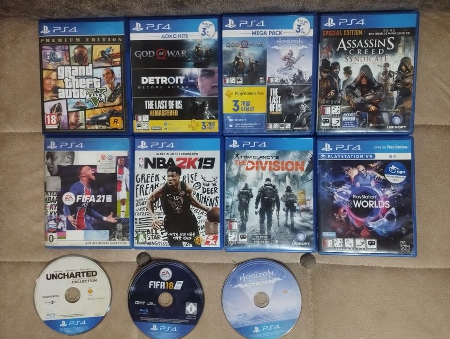 PS4 uchun orginal disklar