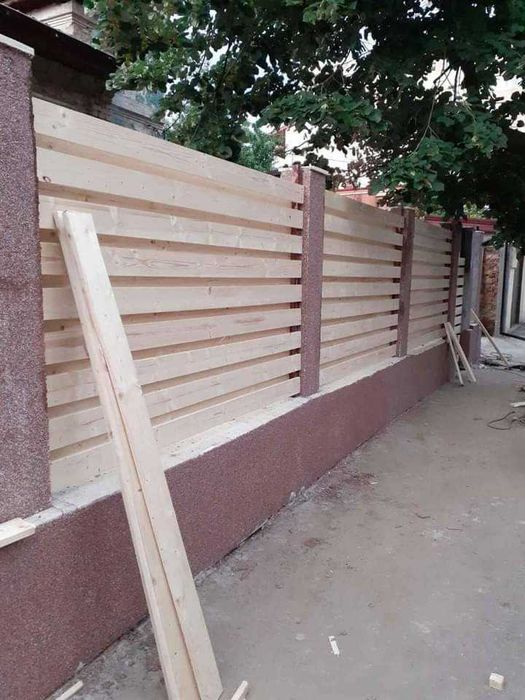 Garduri si porti stil jaluzea, fier forjat, sipca, BCA, plasa, placi