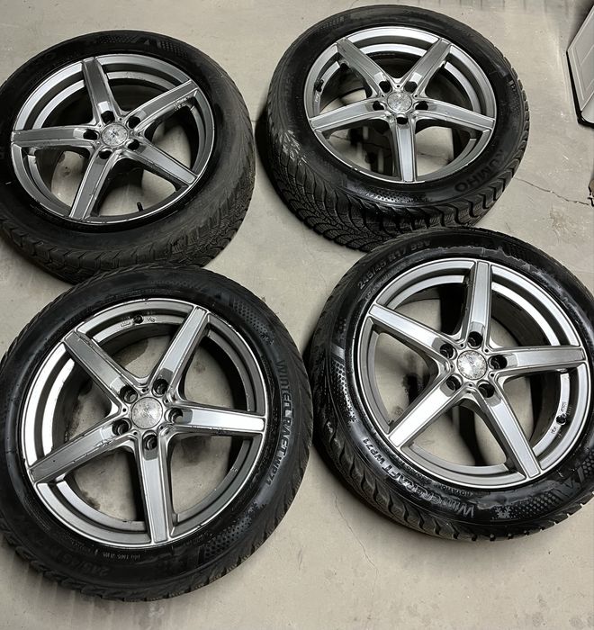 Cauciucuri iarna kumho 245/45 r17 99v + janta aliaj dezent r17